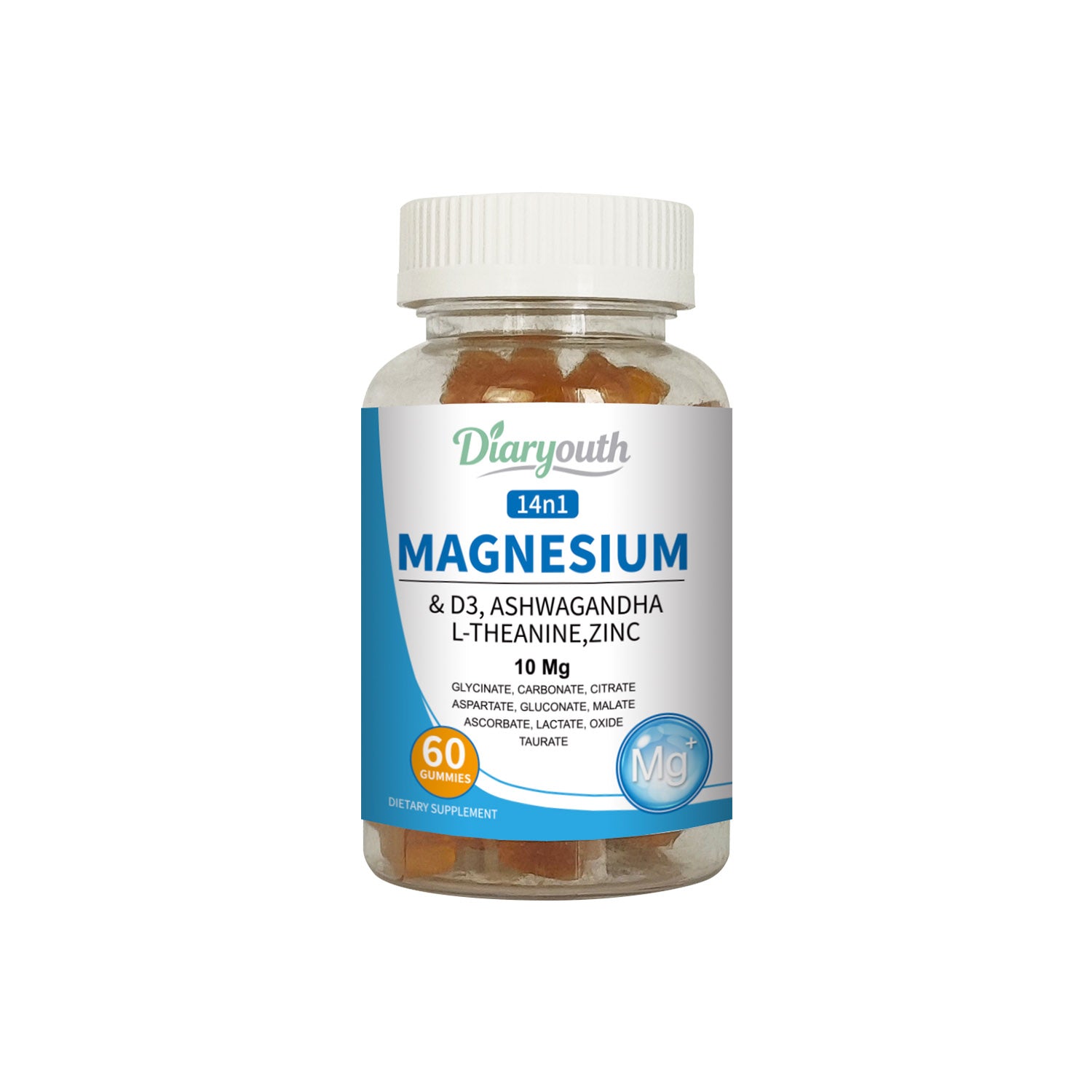 Magnesium & Ashwagandha Gummies - 60 Caps