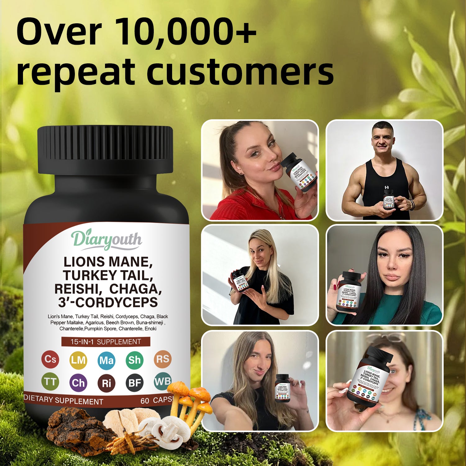 Black Friday - Mushroom Capsules - 60 Caps