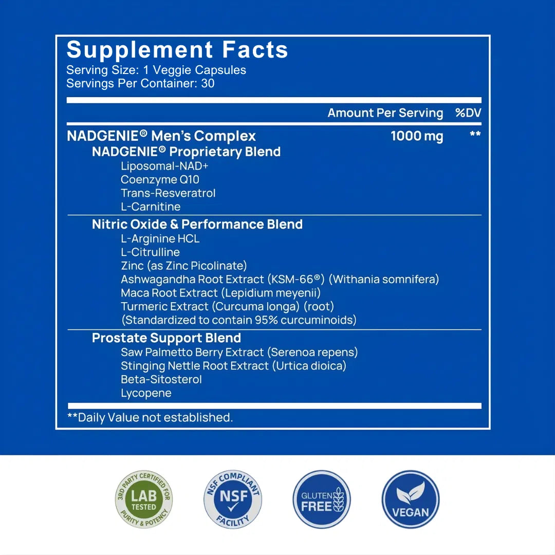 Vantique NAD+ Supplementfor Men