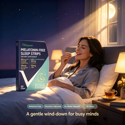 Diaryouth RestWell Oral Strips for Men — Deep Sleep, No Grogginess