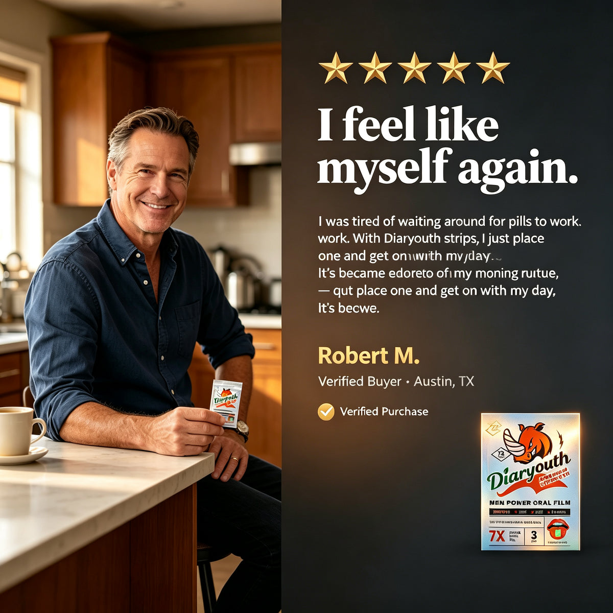 After Midnight — Men's Performance Sublingual Strip