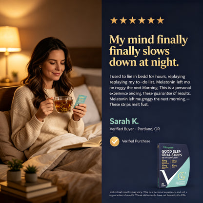 Diaryouth RestWell Oral Strips for Men — Deep Sleep, No Grogginess