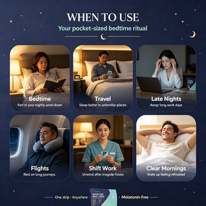 Diaryouth RestWell Oral Strips for Men — Deep Sleep, No Grogginess