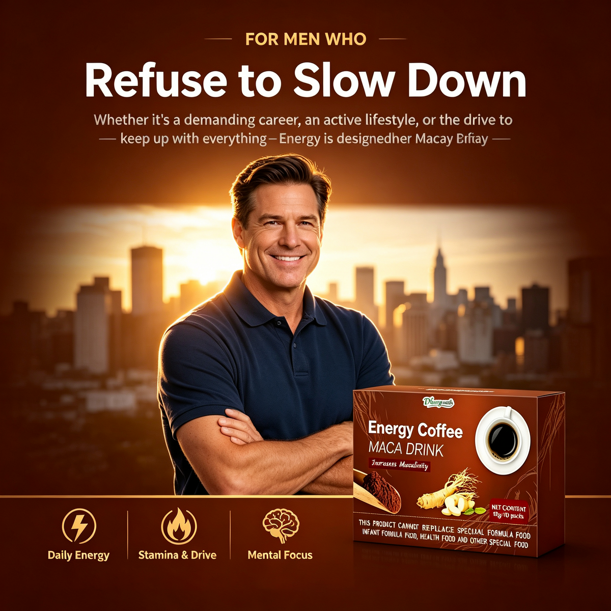 Diaryouth Maca Coffee for Male Vitality | Peak Bedroom Performance Boost