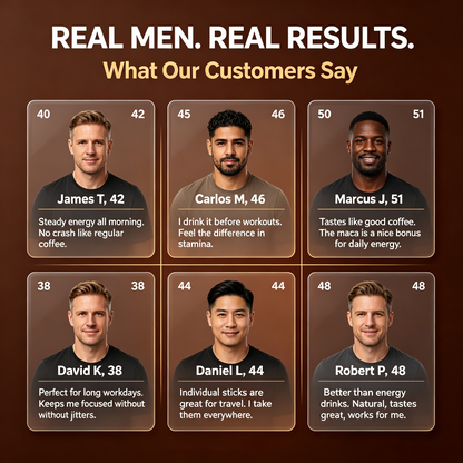 Diaryouth Maca Coffee for Male Vitality | Peak Bedroom Performance Boost