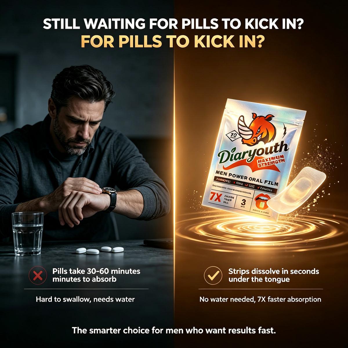 After Midnight — Men's Performance Sublingual Strip