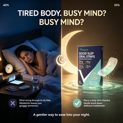 Diaryouth RestWell Oral Strips for Men — Deep Sleep, No Grogginess