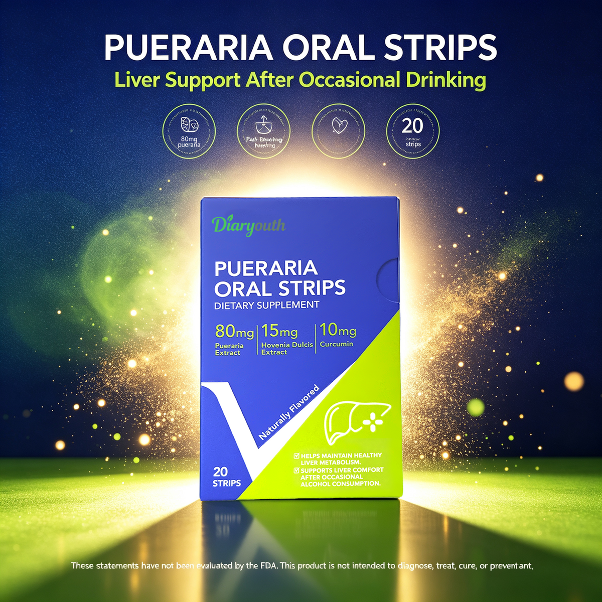 Diaryouth™ Liver Restore Oral Strips-Support Liver,Feel Lighter