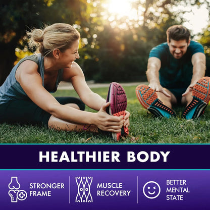 Magnesium & Ashwagandha-Gummibärchen - 60 Kapseln