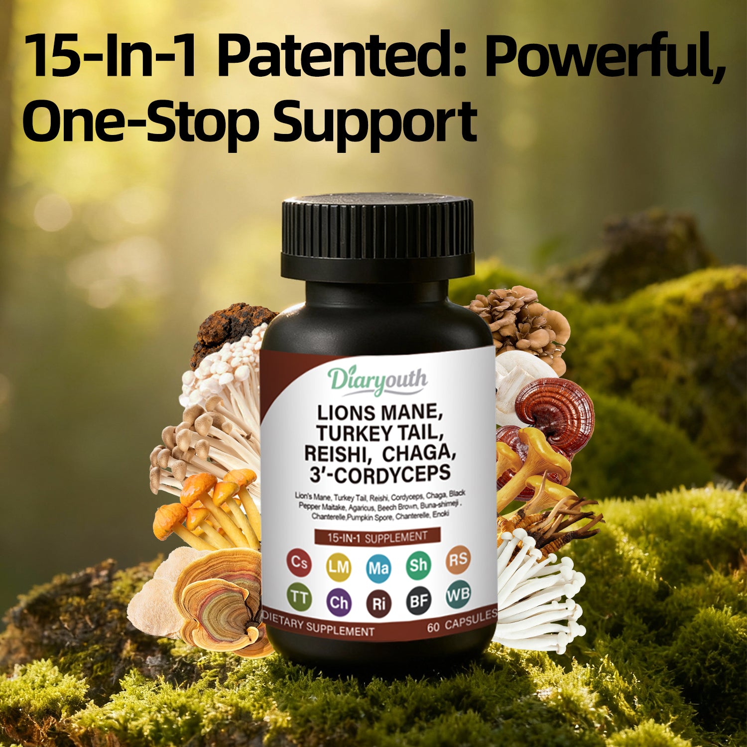 Black Friday - Mushroom Capsules - 60 Caps