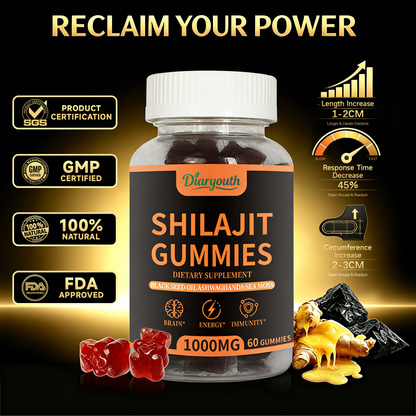 Himalayan Shilajit Male Vitality Gummies, 60 Count