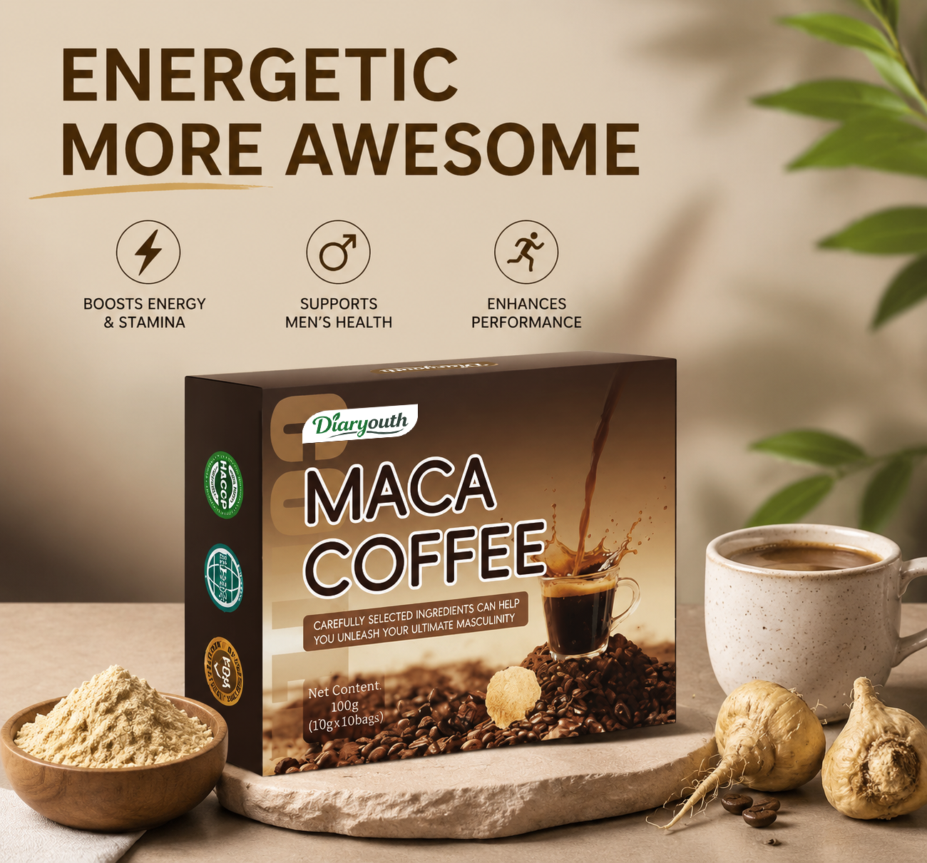 Bedroom Beast Maca Coffee Alpha Libido Roast