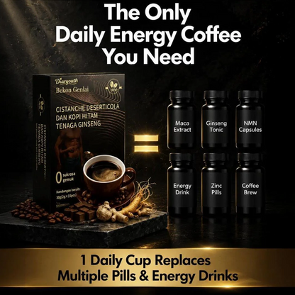 Diaryouth Maca Coffee 3-Box Bundle | Natural Men's Performance Boost