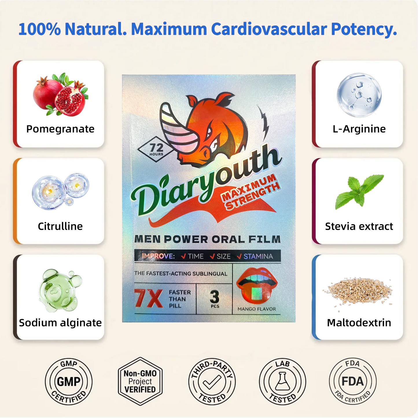 Diaryouth™After Midnight Advanced Performance Oral Film