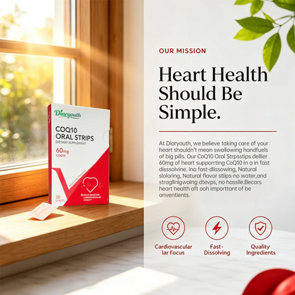 Diaryouth™ CoQ10 Oral Strips For Heart Energy