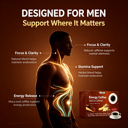 Diaryouth Maca Coffee for Male Vitality | Peak Bedroom Performance Boost