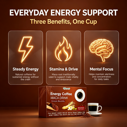 Diaryouth Maca Coffee for Male Vitality | Peak Bedroom Performance Boost