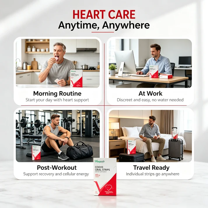 Diaryouth™ CoQ10 Oral Strips For Heart Energy