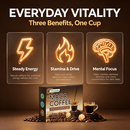 Diaryouth Maca Energy Coffee Sachets | Men's Stamina & Vitality Drink