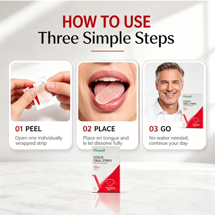 Diaryouth™ CoQ10 Oral Strips For Heart Energy