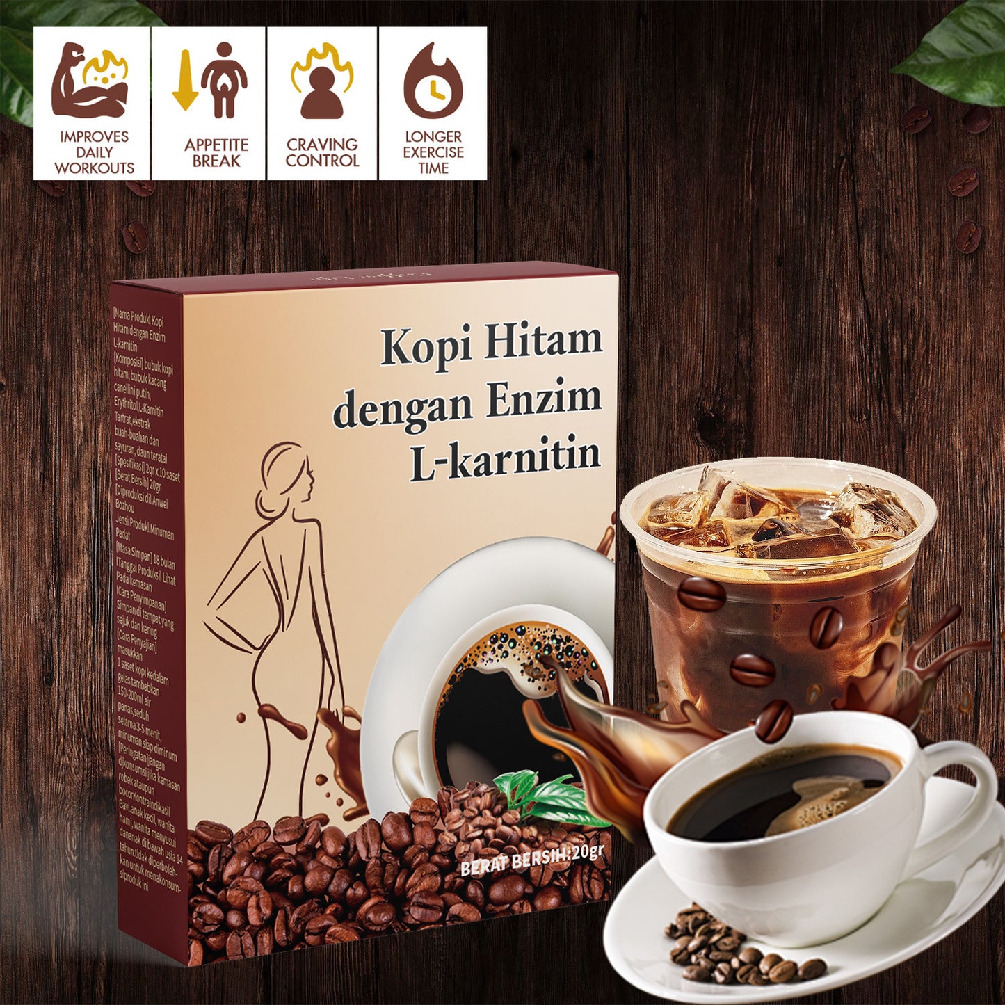 GlowLean GLP-1 Slimming Coffee – Boost Metabolism, Reduce Bloating & Energize Your Day