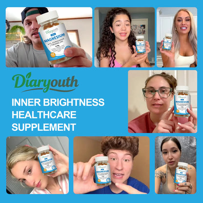 Magnesium & Ashwagandha-Gummibärchen - 60 Kapseln