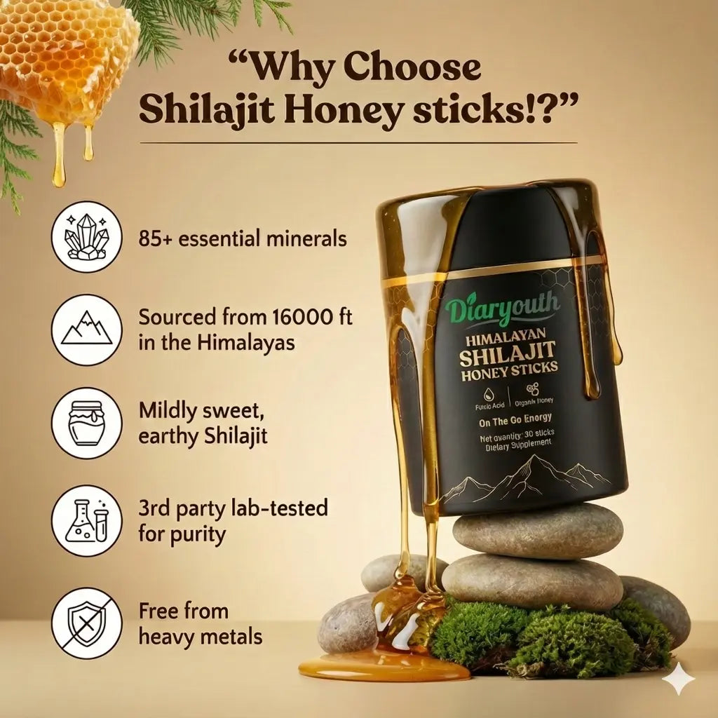 Himalayan Shilajit Honey Sticks